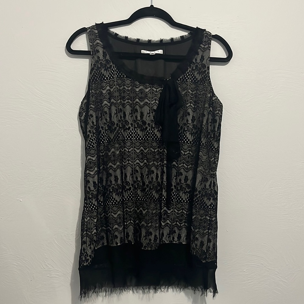 Cabi Black Lace Blouse